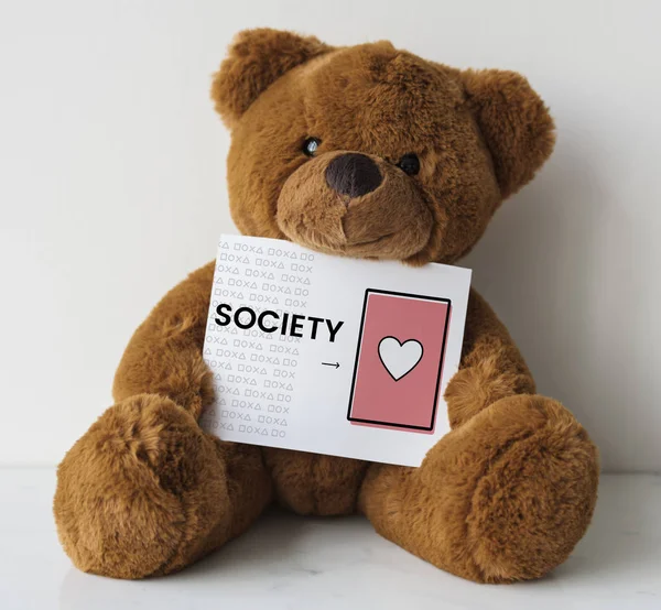 Brown teddy bear — Stockfoto