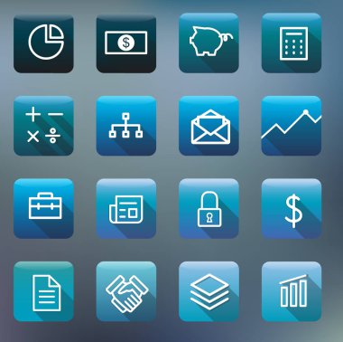 İş uygulama simgeleri