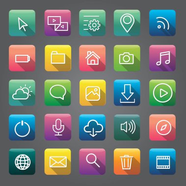 yaratıcı smartphone uygulama simgeleri