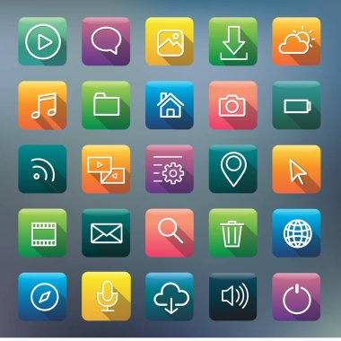 yaratıcı smartphone uygulama simgeleri