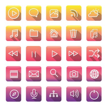 yaratıcı smartphone uygulama simgeleri