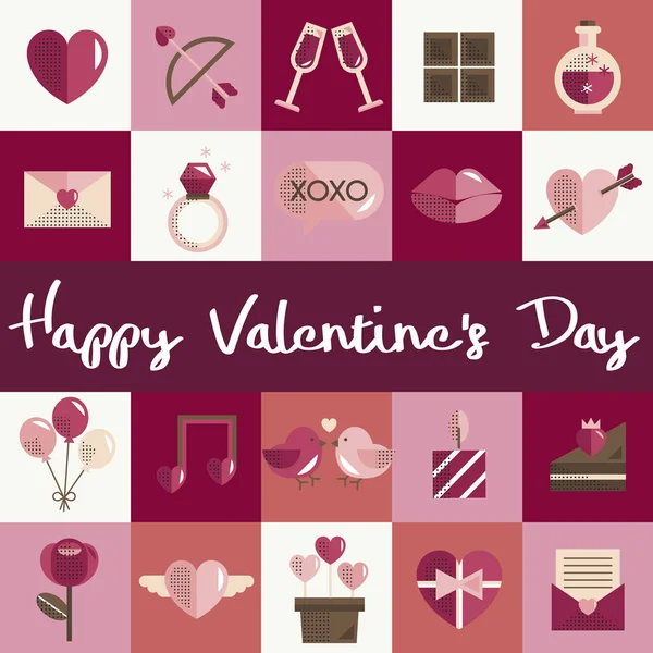 Happy Valentines day — Stock Vector