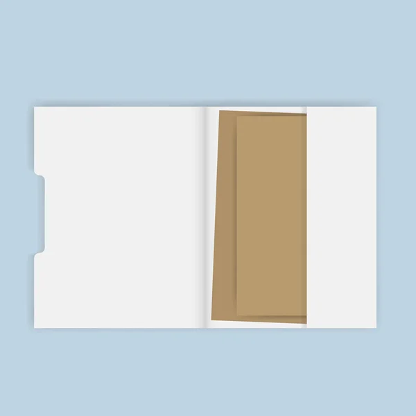Візитна картка конверт — стоковий вектор
