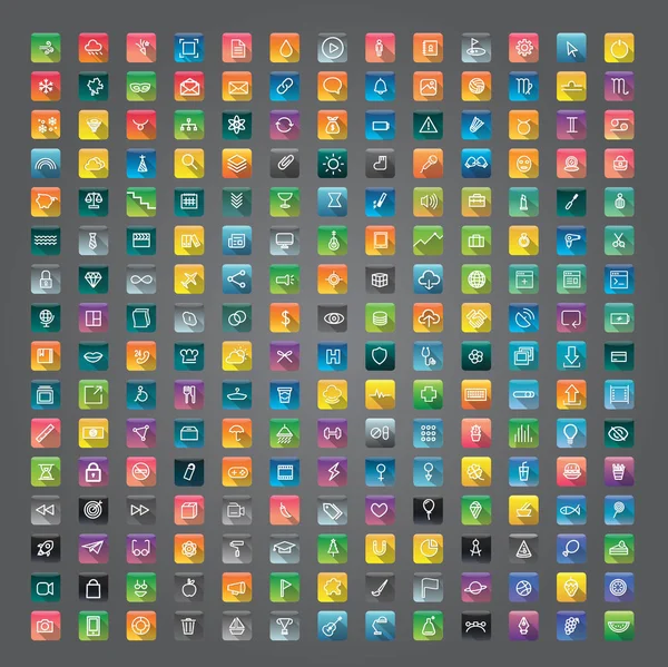 Iconos de aplicación gráfica — Archivo Imágenes Vectoriales