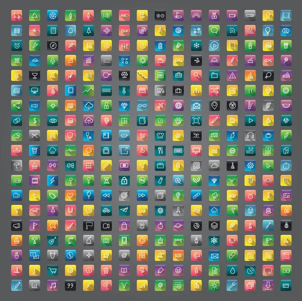 Icônes d'application graphique — Image vectorielle