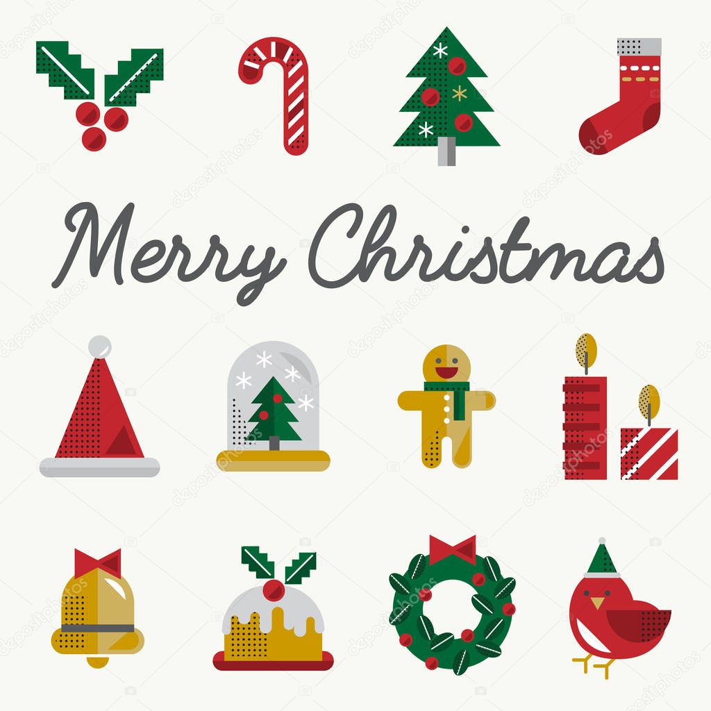 merry christmas icons