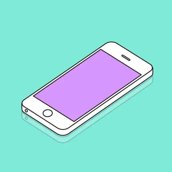 Icône graphique Smartphone — Image vectorielle