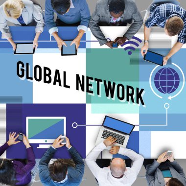 Ofiste çalışan iş ekibi.