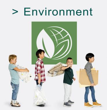 Geri dönüşüm çöp taşıyan çocuklarımız