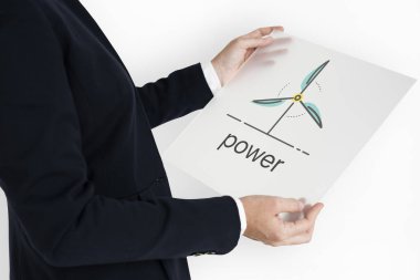 İnsan holding cam afiş