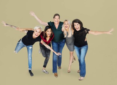 Çeşitlilik kadınların grup