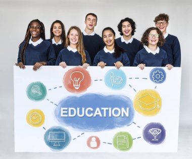 Billboard tutan öğrenciler 