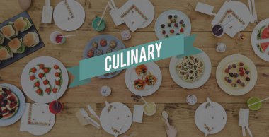 gıda ile ahşap masa