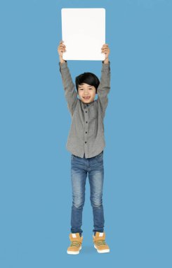 Çocuk holding Pano