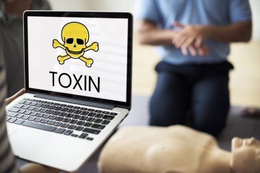 Dizüstü bilgisayar kullanan kişi