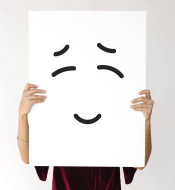 kişi kapsayan yüz afişini ile