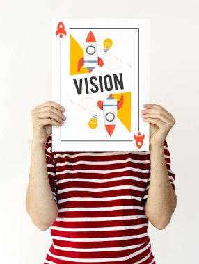 kişi kapsayan yüz afişini ile