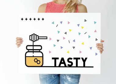 kişi kapsayan yüz afişini ile