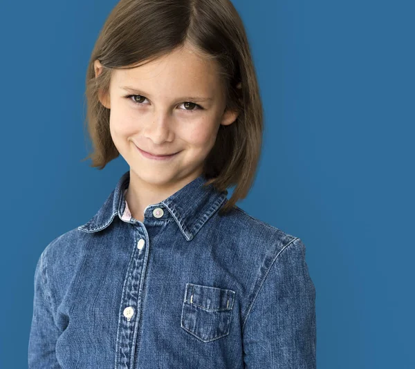 Menina com cabelo curto — Fotografia de Stock