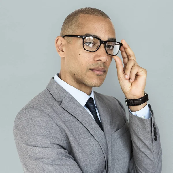 Hombre de negocios con gafas — Foto de Stock