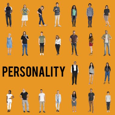 çeşitlilik insanların tam vücut 