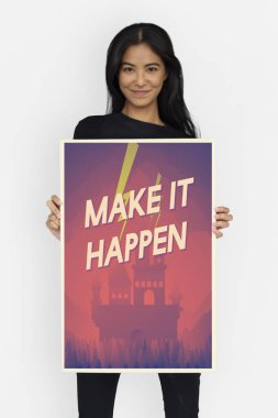 kadın holding tasarlamak