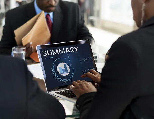 Business People discussing and working — Stock Photo, Image