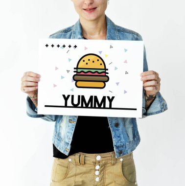 kadın gösteren tasarlamak