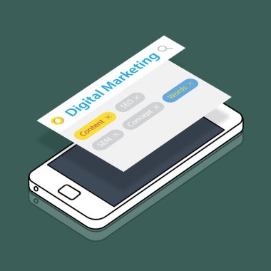 Web tasarım şablonu cep telefonu