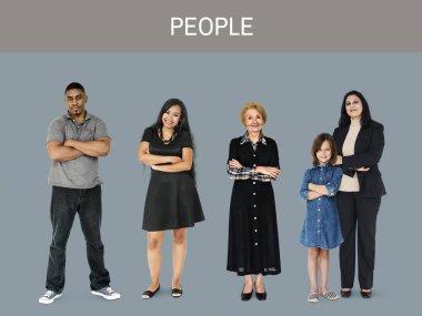 çeşitlilik çok ırklı insanlar