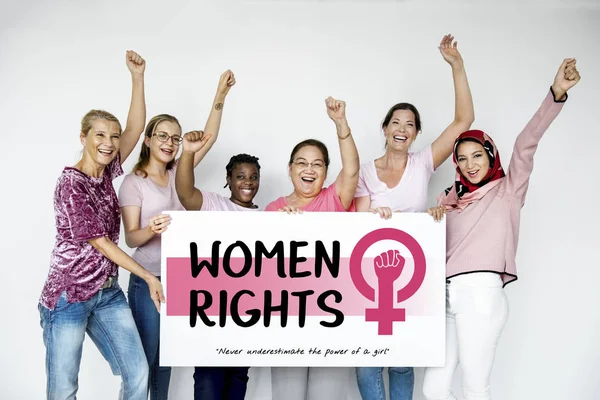 Billboard tutan kadın