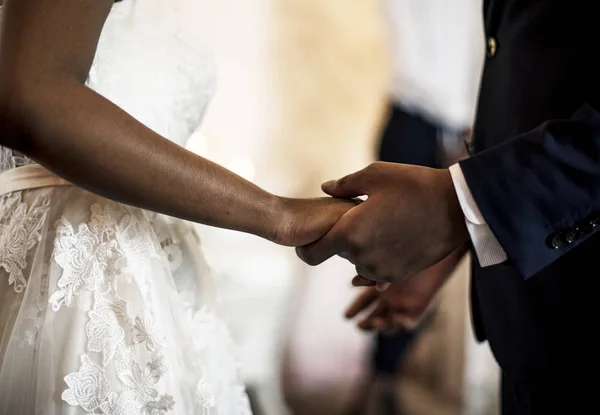 Casal Africano recém-casado — Fotografia de Stock