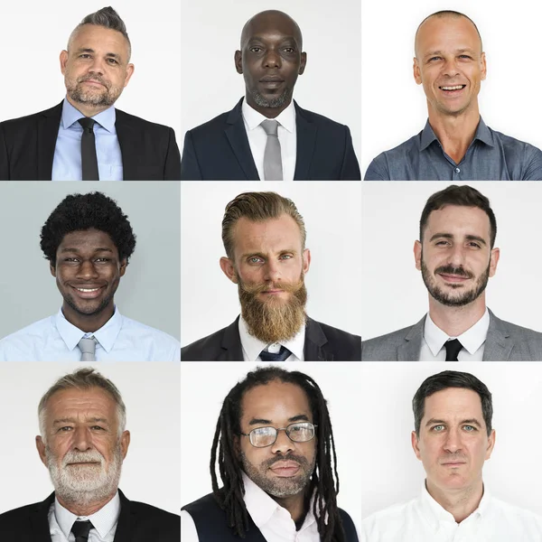 Colección de hombres de negocios sonriendo —  Fotos de Stock