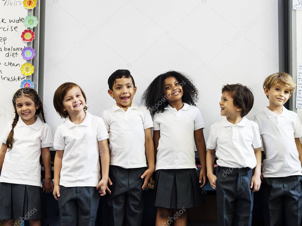 adorable children at school