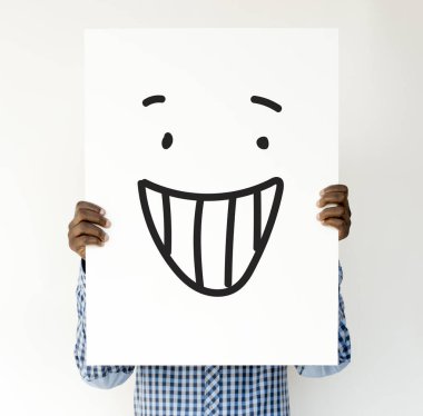 adam kapsayan yüz afişini ile