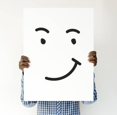 adam kapsayan yüz afişini ile