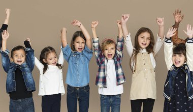 güzel çeşitlilik okul çocukları