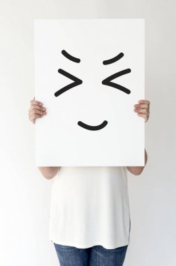 kişi kapsayan yüz afişini ile