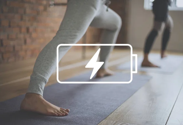 People doing Yoga — Stock Photo, Image