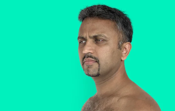 Indian man face — Stock Photo, Image