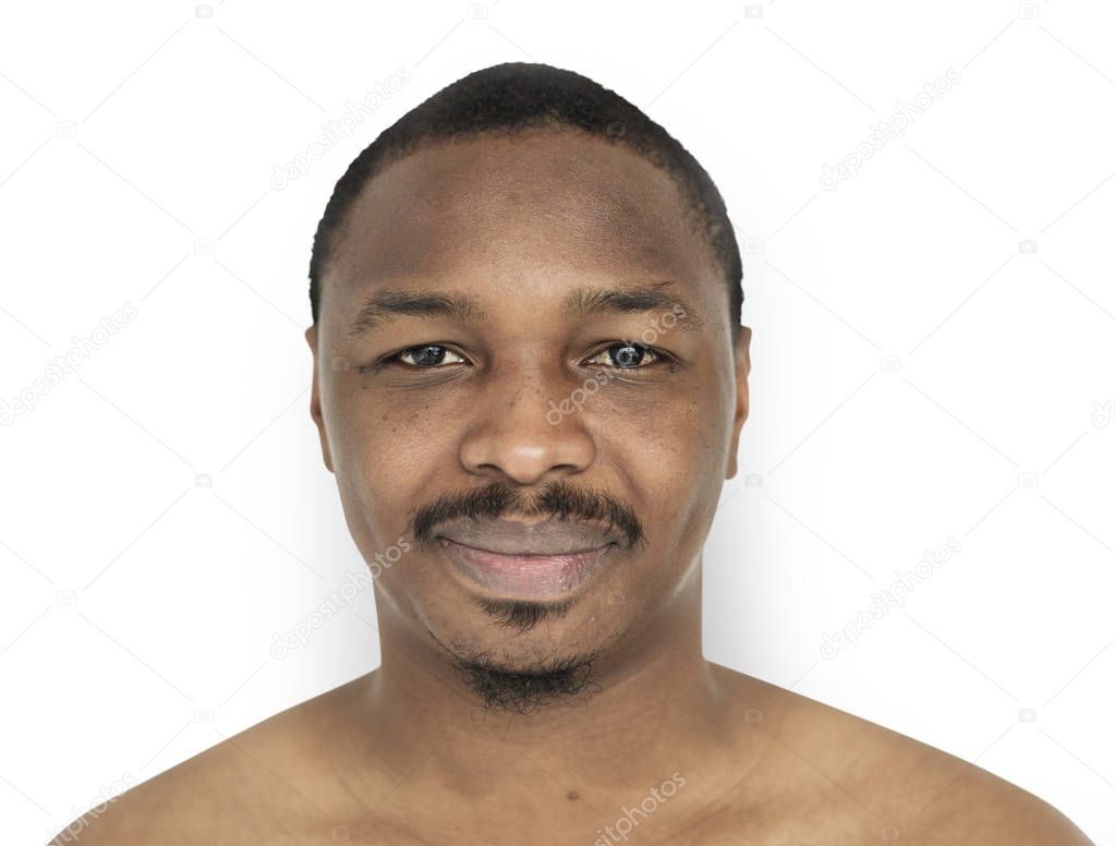 smiling african man