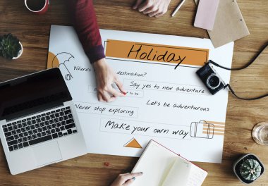 Yaratıcı insanlar masada çalışma