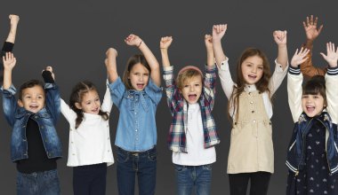 güzel çeşitlilik okul çocukları