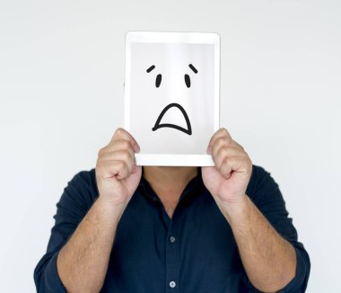 Dijital tablet tutan adam