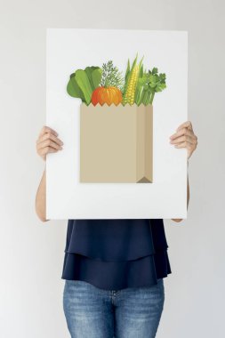 kişi holding tasarlamak