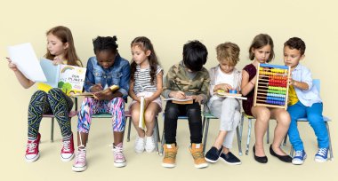 güzel çeşitlilik okul çocukları