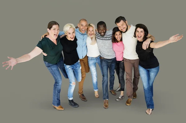 Groep van beste vrienden — Stockfoto