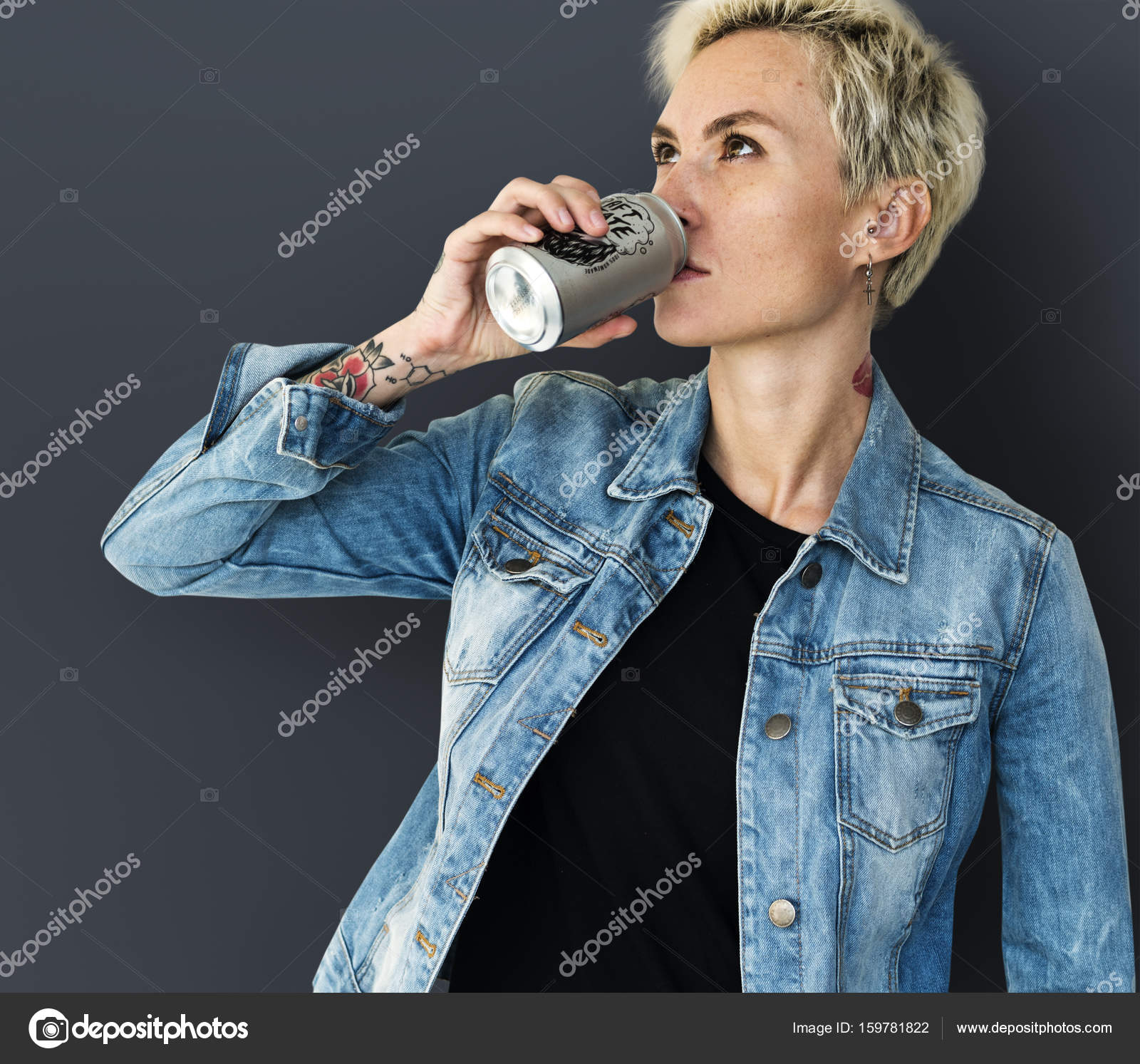 Woman With Short Blonde Hair Stock Photo C Rawpixel 159781822