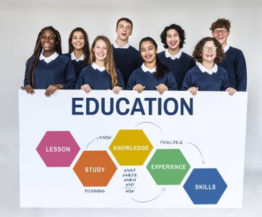 Billboard tutan öğrenciler 