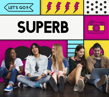 çeşitlilik öğrenci arkadaşlar birlikte